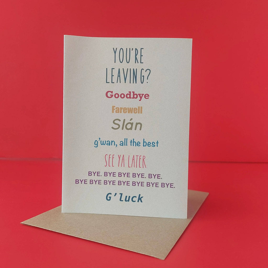 Farewell Card