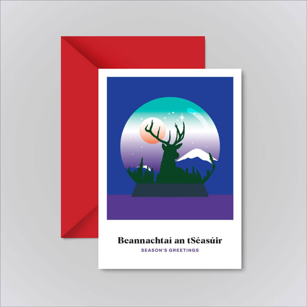 Snowglobe Christmas Card - Pawpear