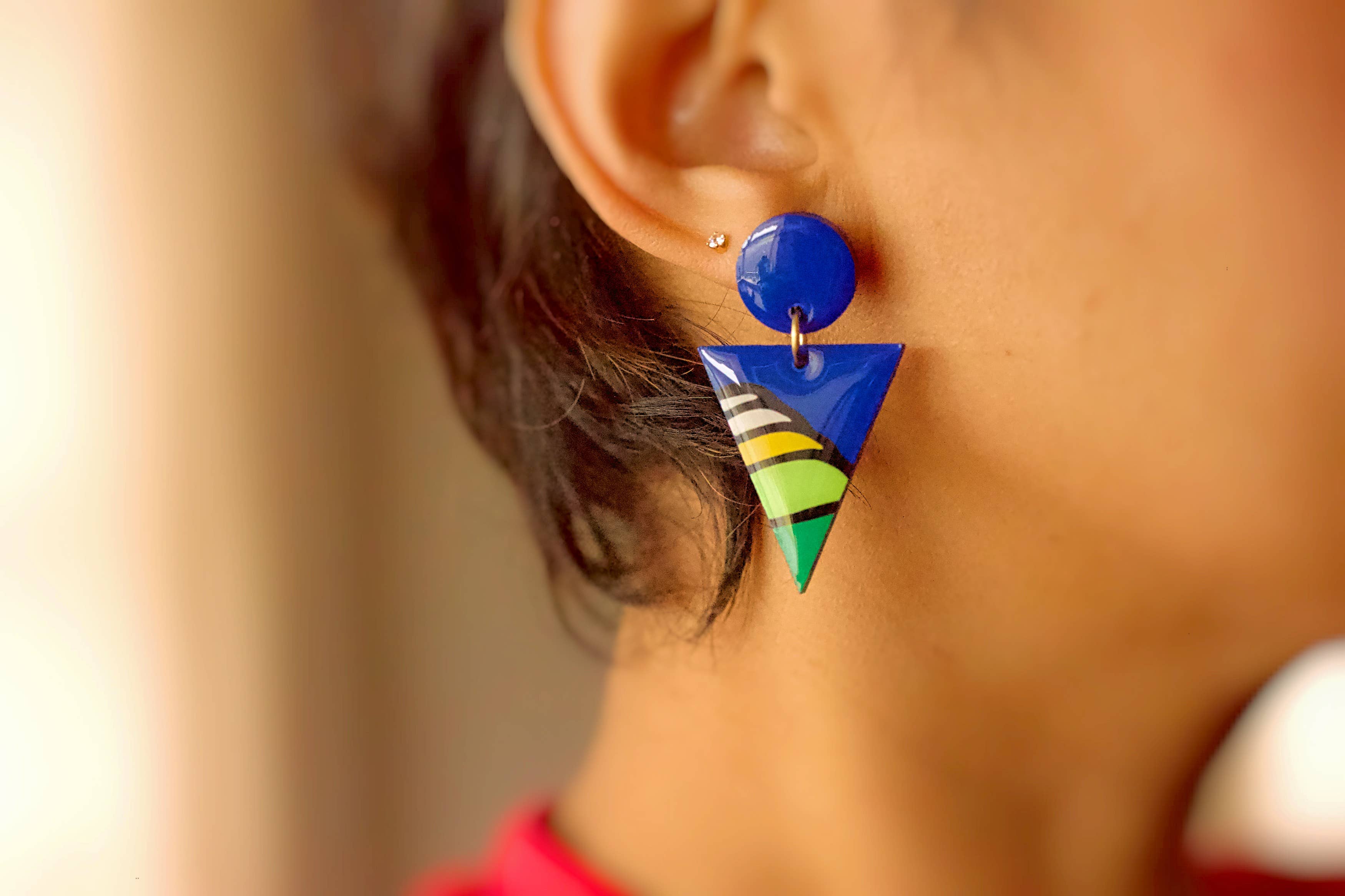 Deco Statement Earrings - Naoi