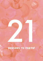 21st Birthday card