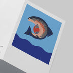 Salmon Greeting Card