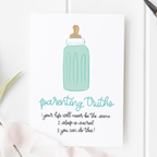 Parenting Truths New Parent Card