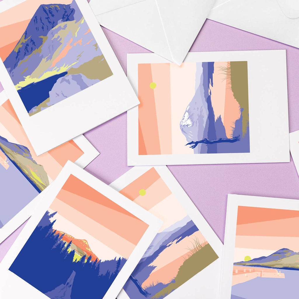 Mountain Greeting Card Box