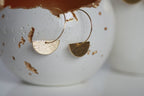 Moon Earrings | Hoop Earrings | Kaiko Studio