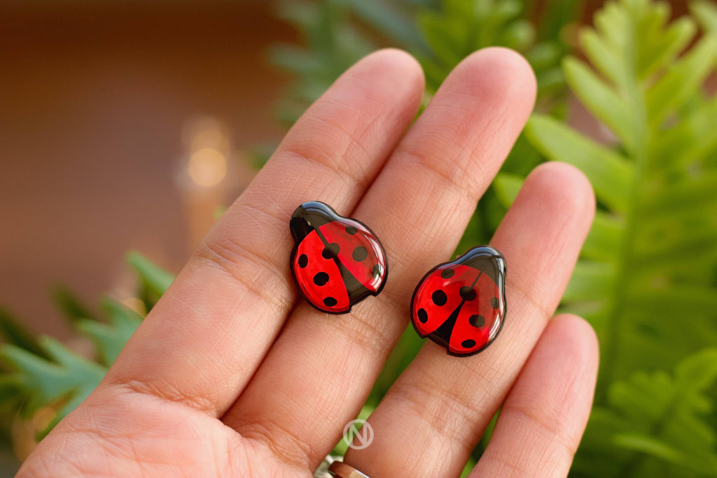 Ladybird Stud Earrings - Naoi