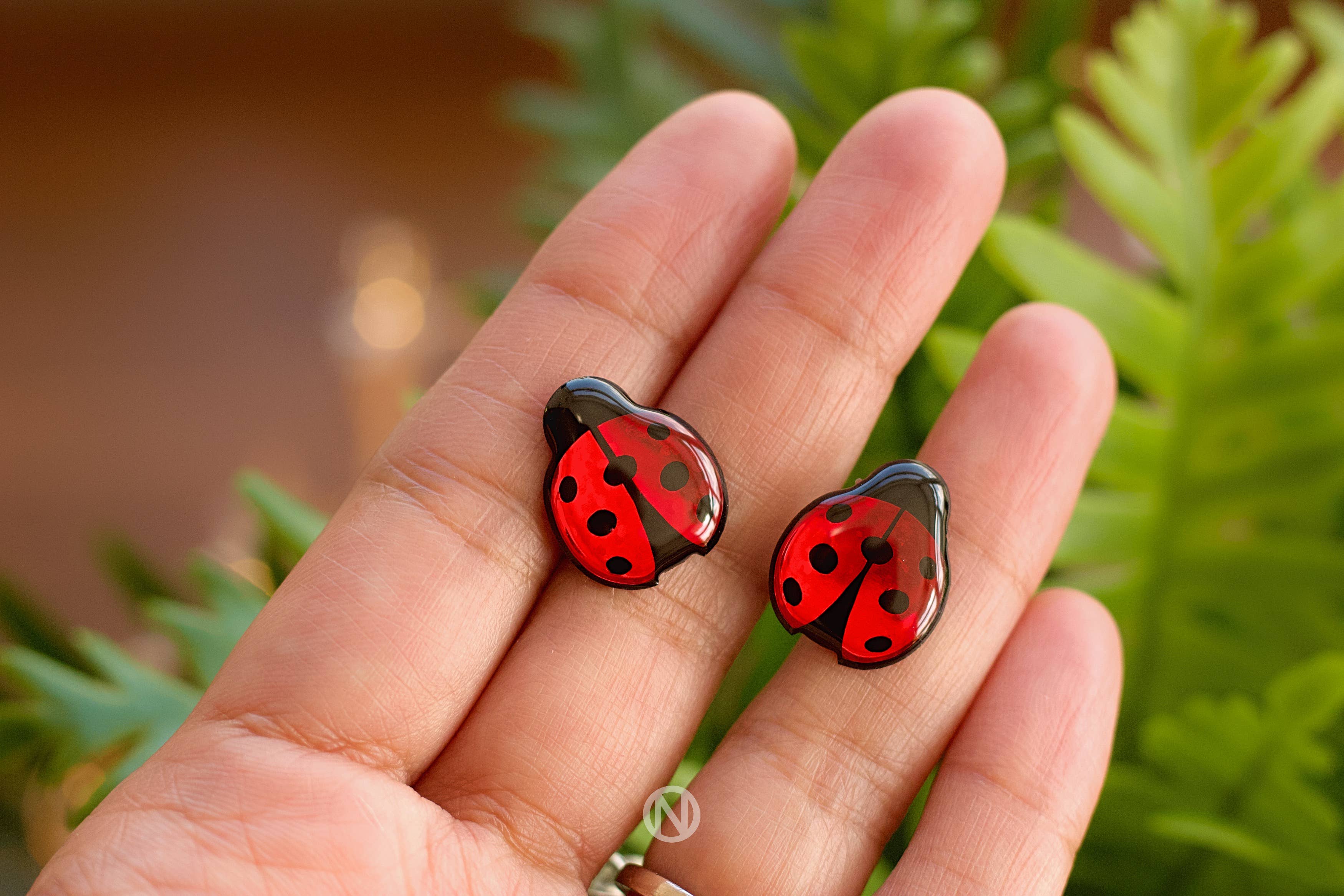 Ladybird Stud Earrings - Naoi
