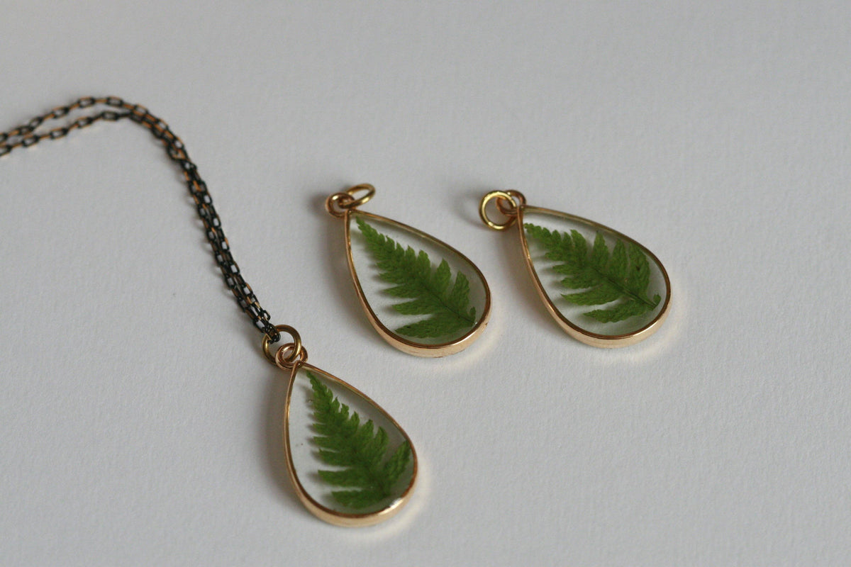 Wicklow Fern Necklace | Botanical Jewellery | Kaiko Studio