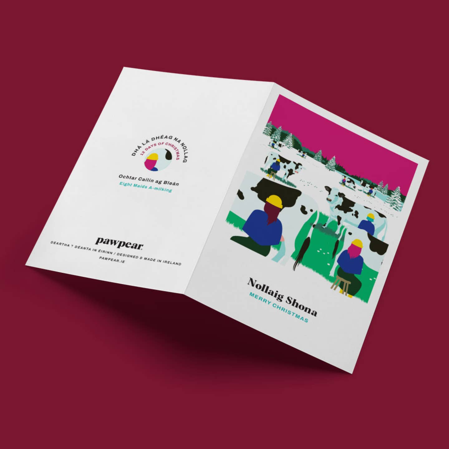 12 Days Christmas Card Box - Pawpear