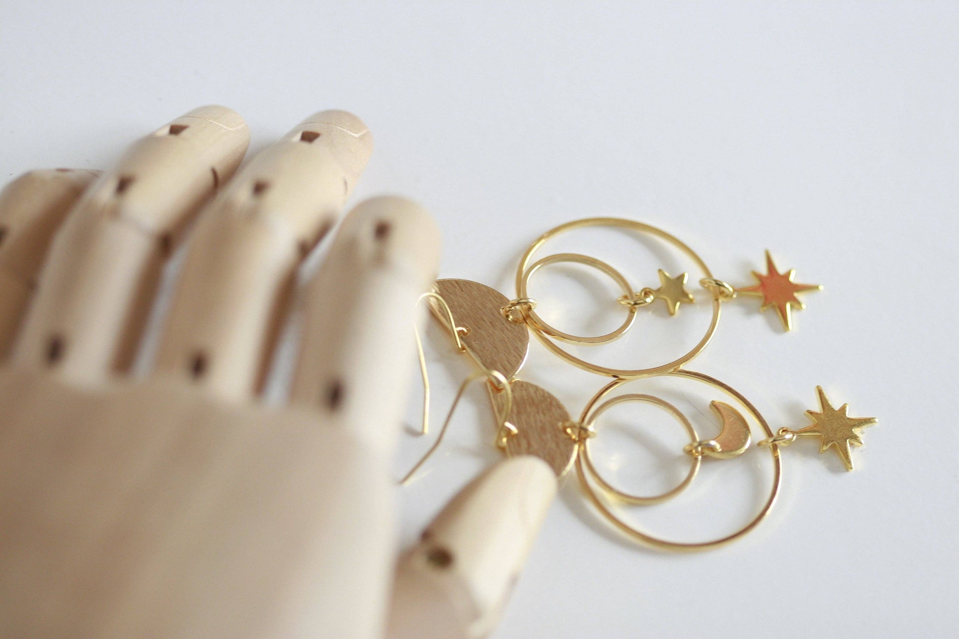 Celestial Moon & Star Earrings | Statement