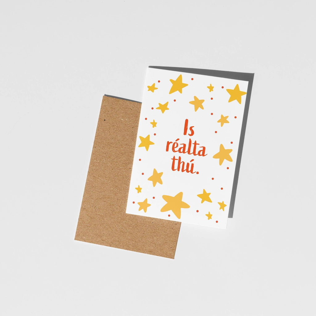 Is Réalta Thú, Irish You’re a Star Card