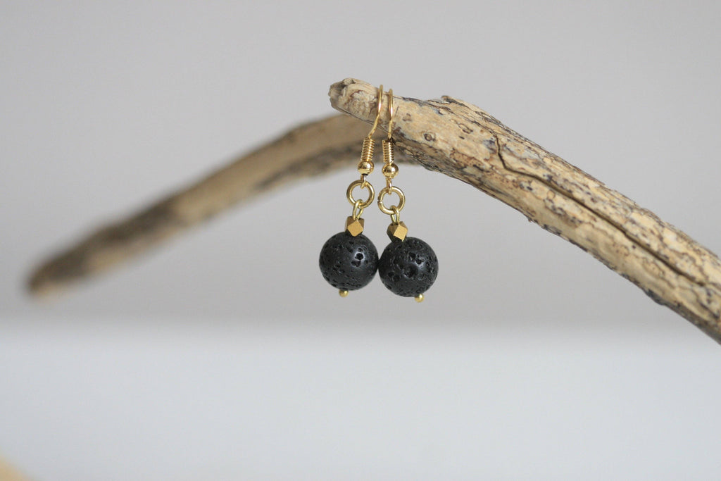 Lava Earrings | Essential Oil Diffuser Earrings