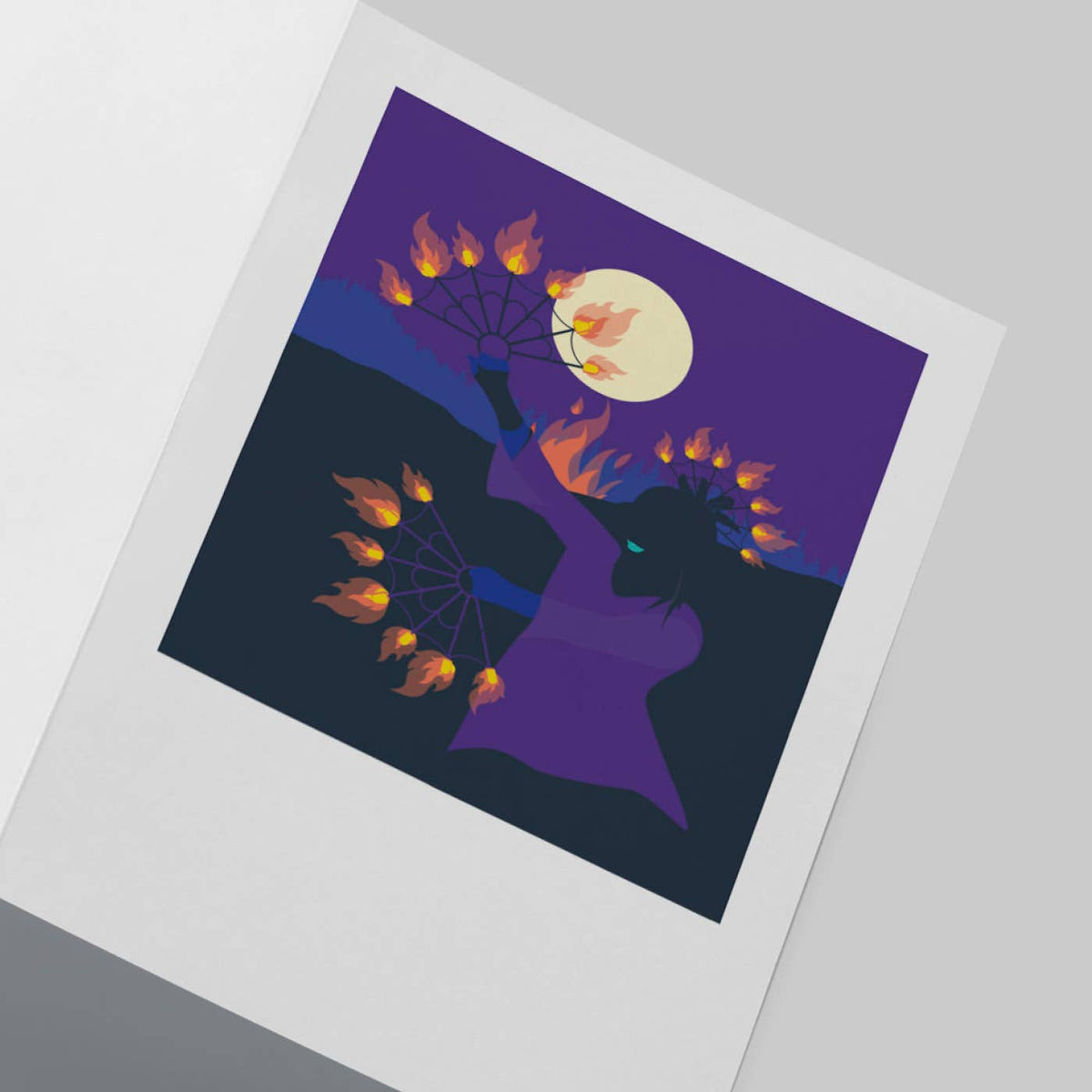 Bonfire Card