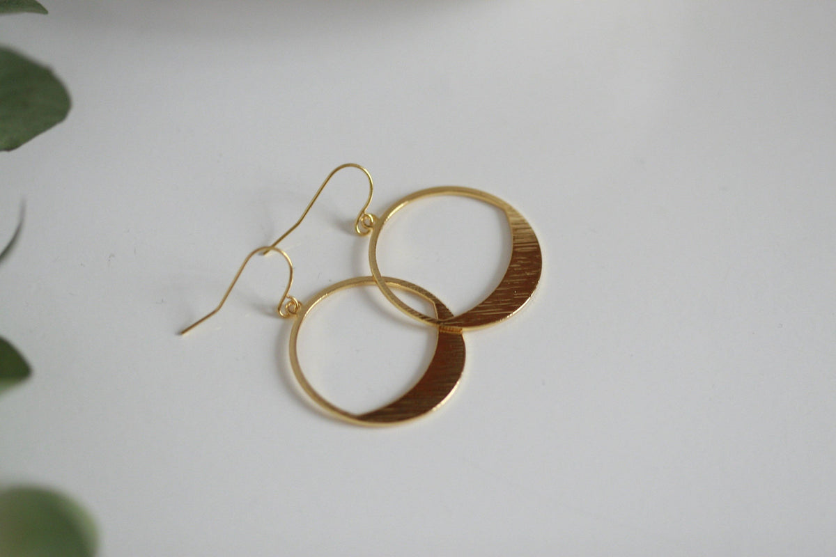 Delicate Geometric Earrings | Minimal | Kaiko Studio