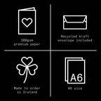 Happy Purrday Card, Cute Cat Birthday Card with Cake Illustr