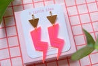 Grace Jones Lightning Bolt earrings | A Little Idea