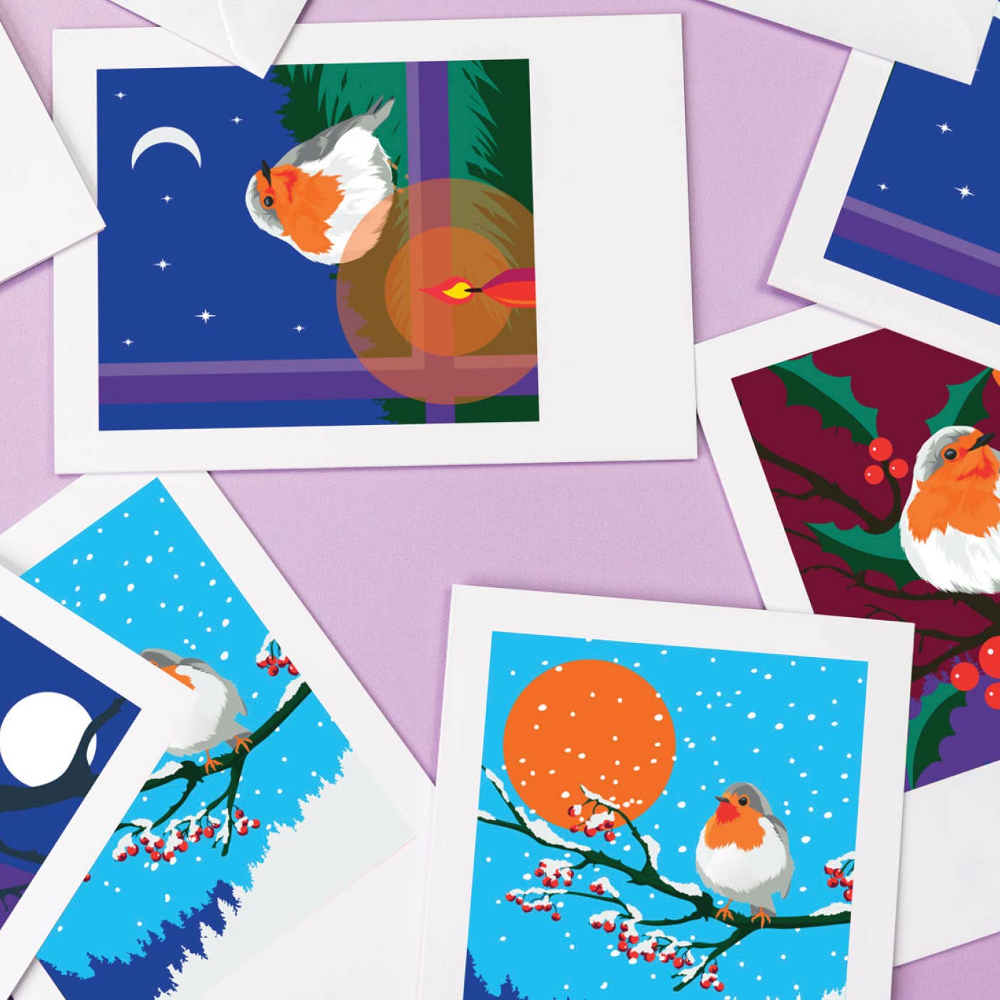 Robin & Snow Greeting Card - Pawpear