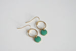 Delicate Turquoise & Gold Earrings