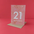 21st Birthday card