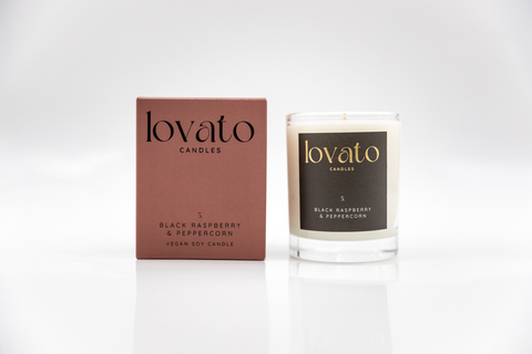 Big Votive Candle in Box - Black Raspberry & Peppercorn