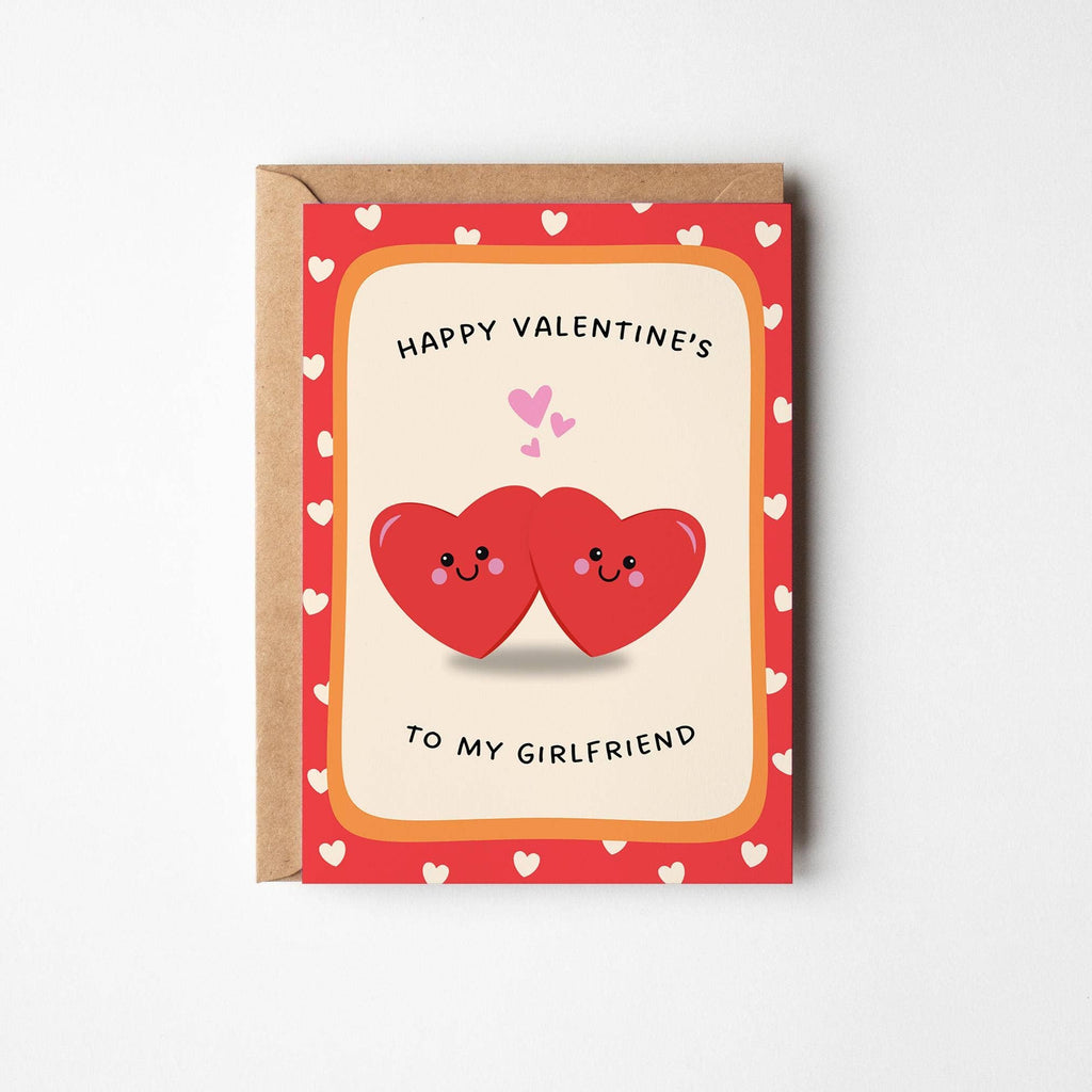 Heart Valentine’s Card for Girlfriend