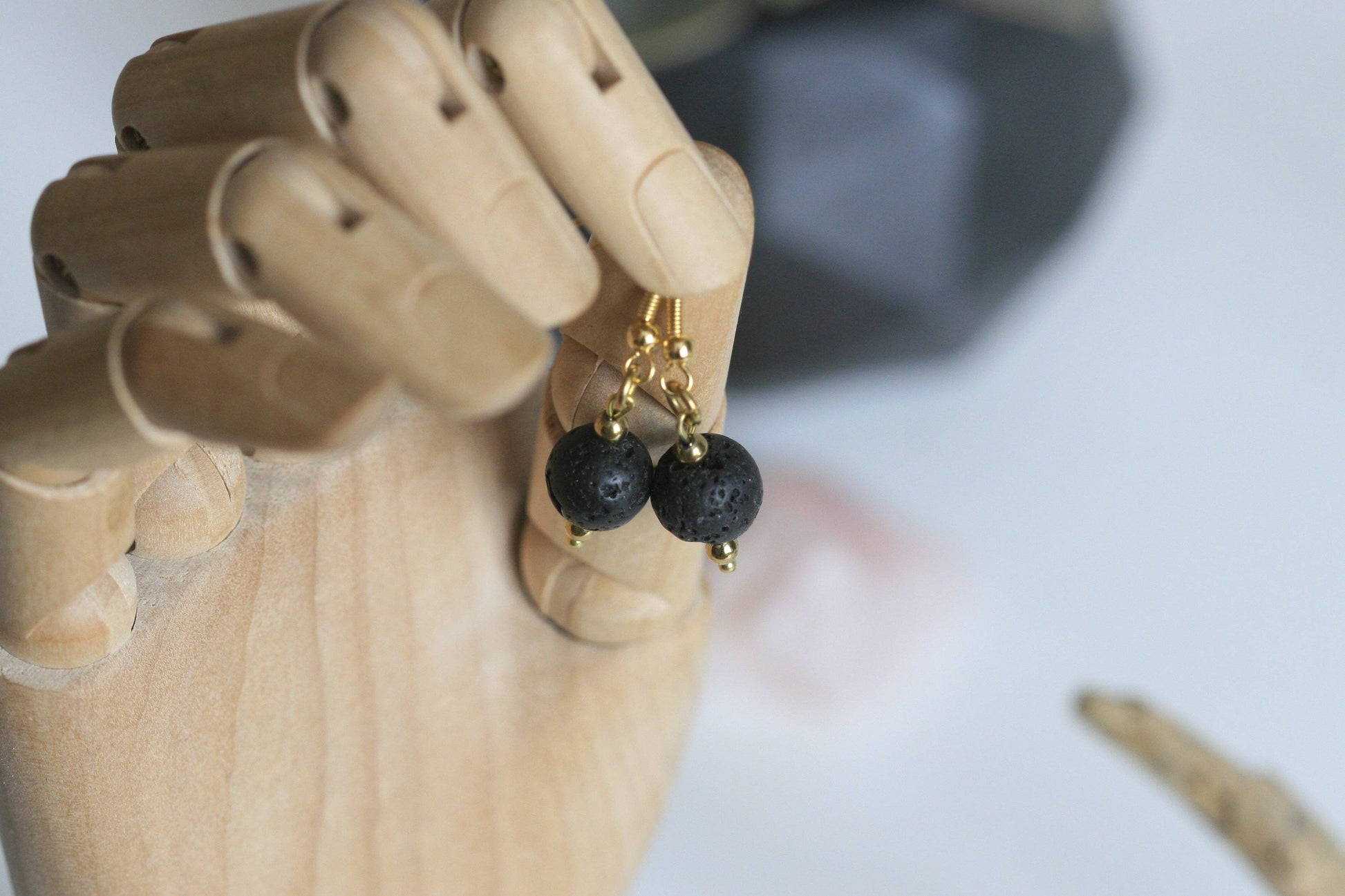 Lava Earrings | Essential Oil Diffuser Earrings