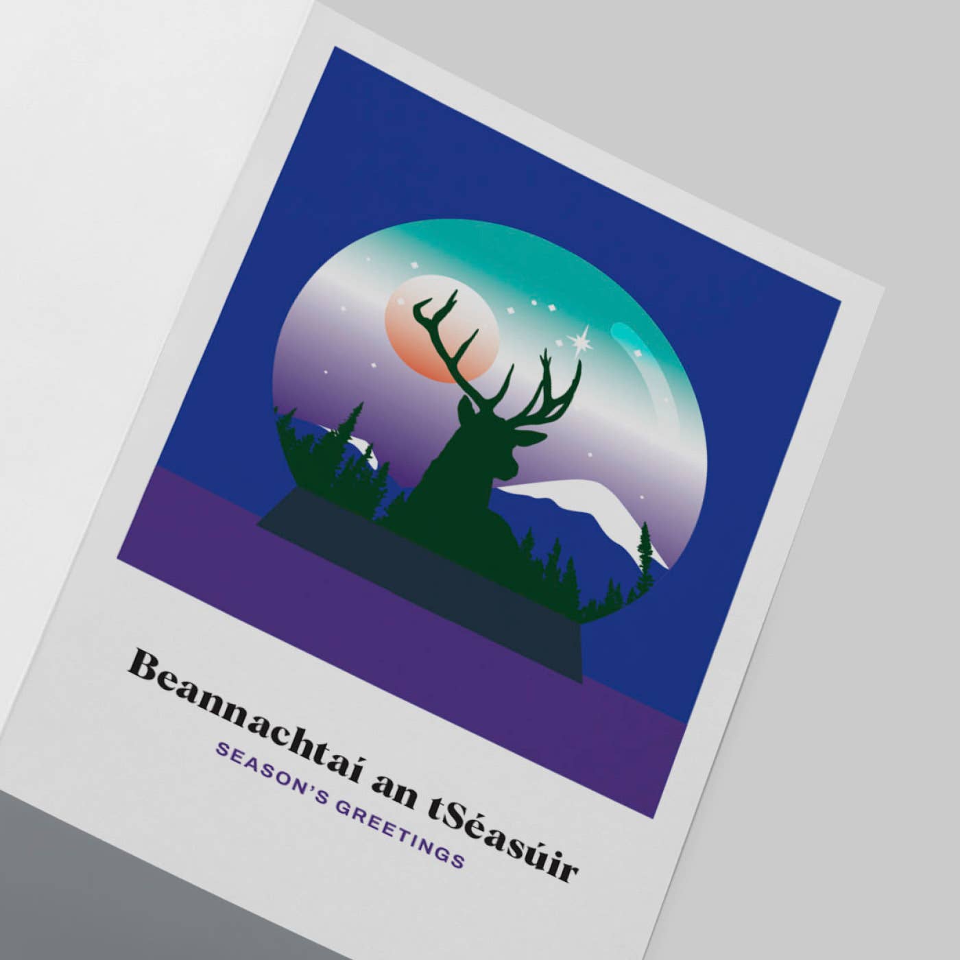 Snowglobe Christmas Card - Pawpear