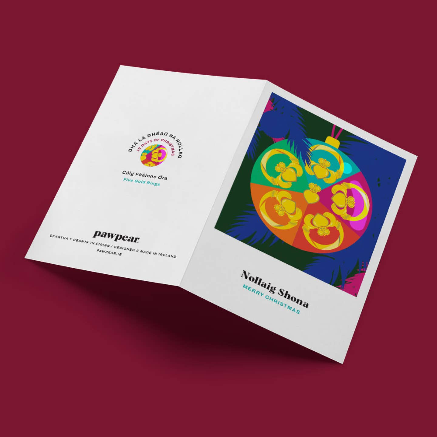 12 Days Christmas Card Box - Pawpear