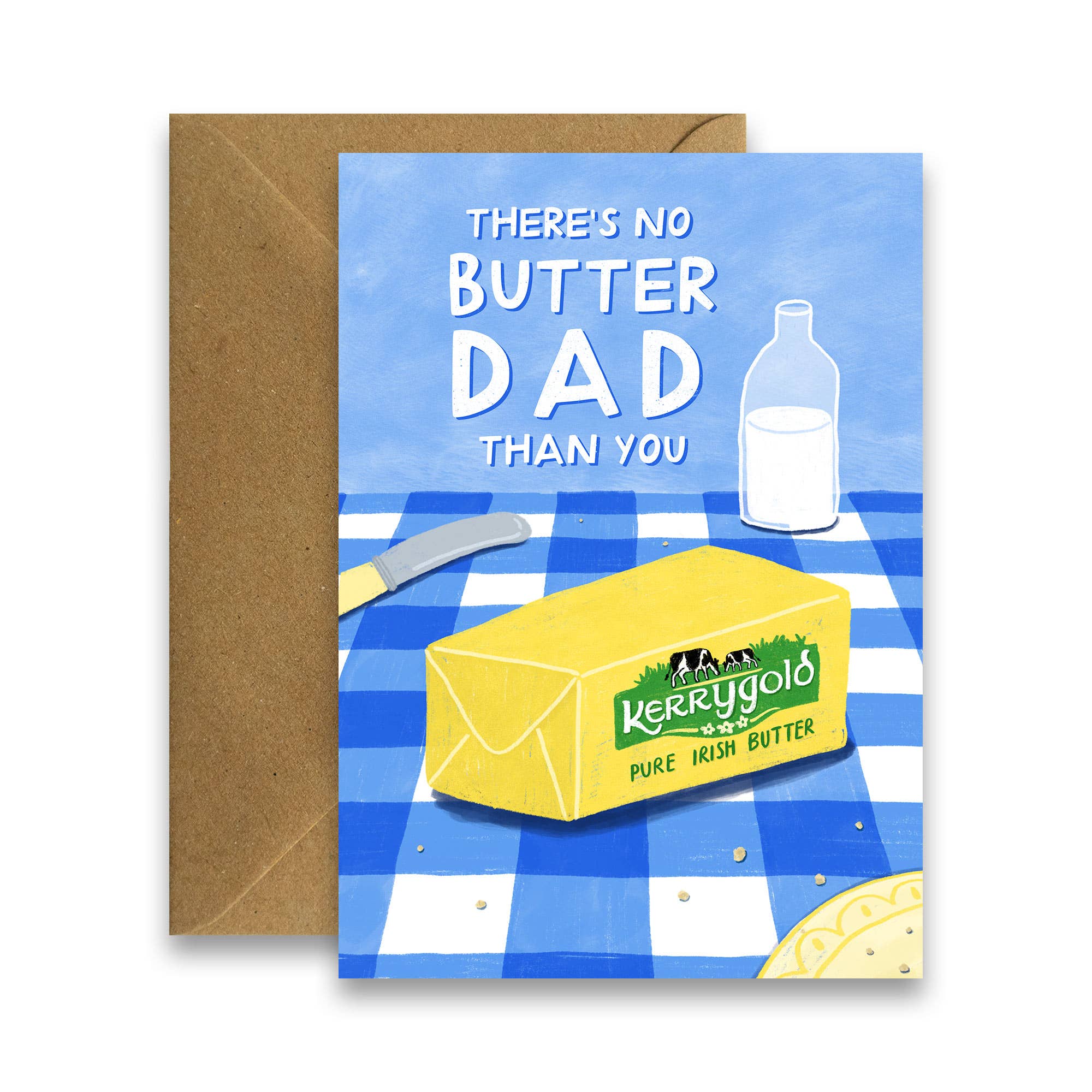 No Butter Dad - Funny Irish Card for Dad