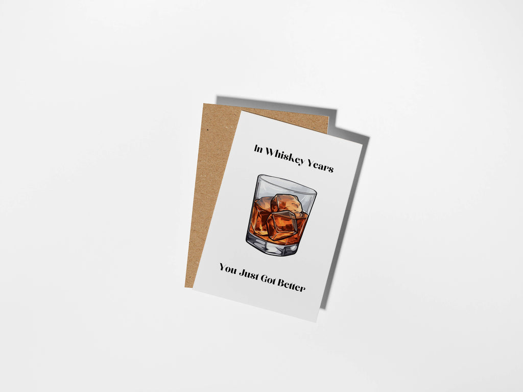 Whiskey Birthday Card