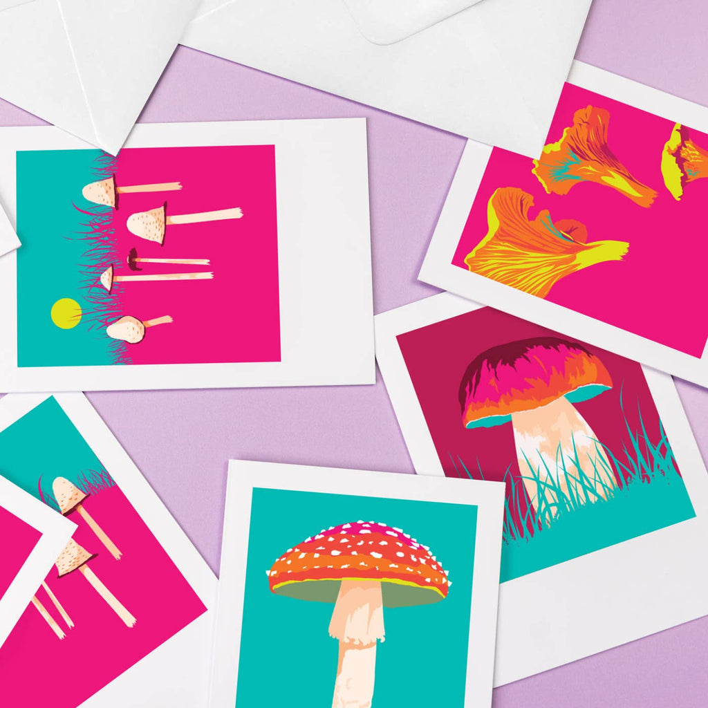 Mushroom Greeting Card Box