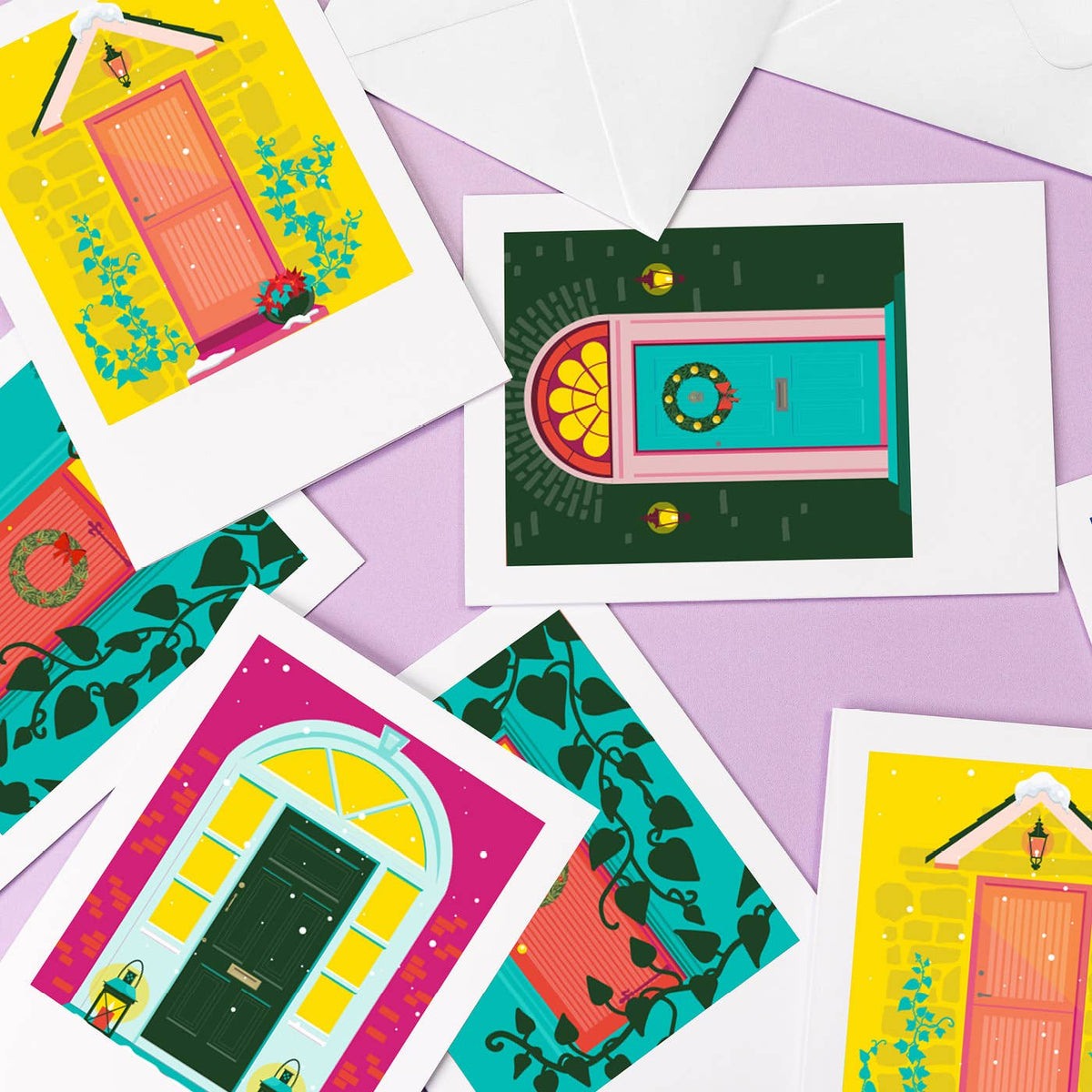 Door Greeting Card Box