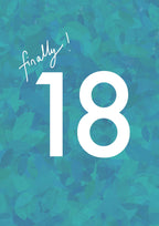18th Birthday card