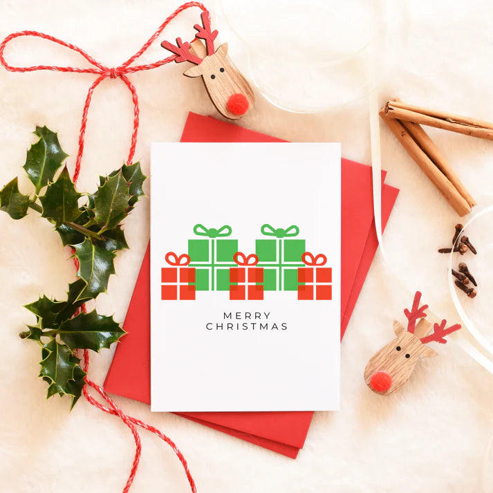 Merry Christmas Presents A Very Merry Christmas - Greeting card