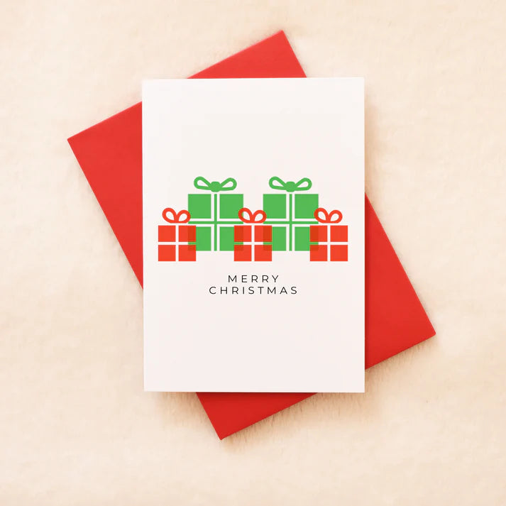 Merry Christmas Presents A Very Merry Christmas - Greeting card