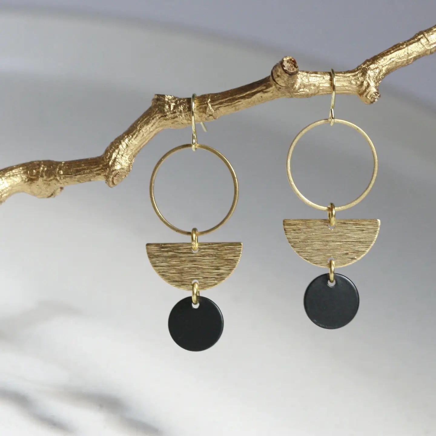 Black Statement Earrings | Kaiko