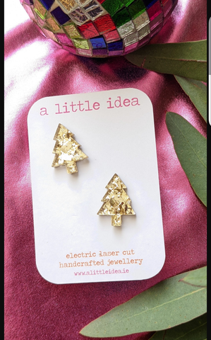 Xmas Tree Stud Earrings - style 1