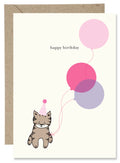 Happy Birthday Cat Balloon