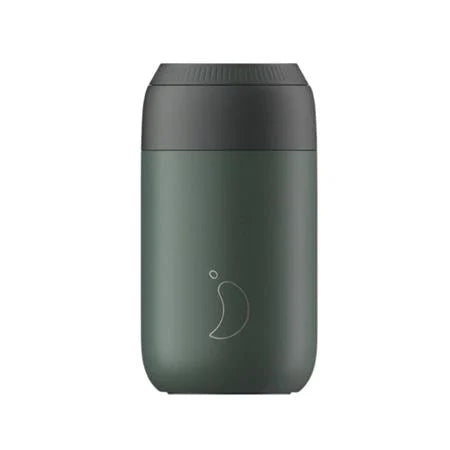 340ml Chillys Series 2 Coffee Cup - Pine Green