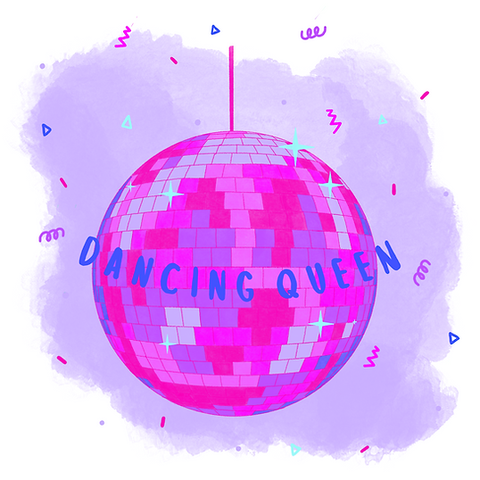 ‘Dancing Queen’ Greetings Card