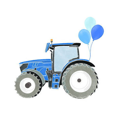 Birthday Tractor Greetings Card