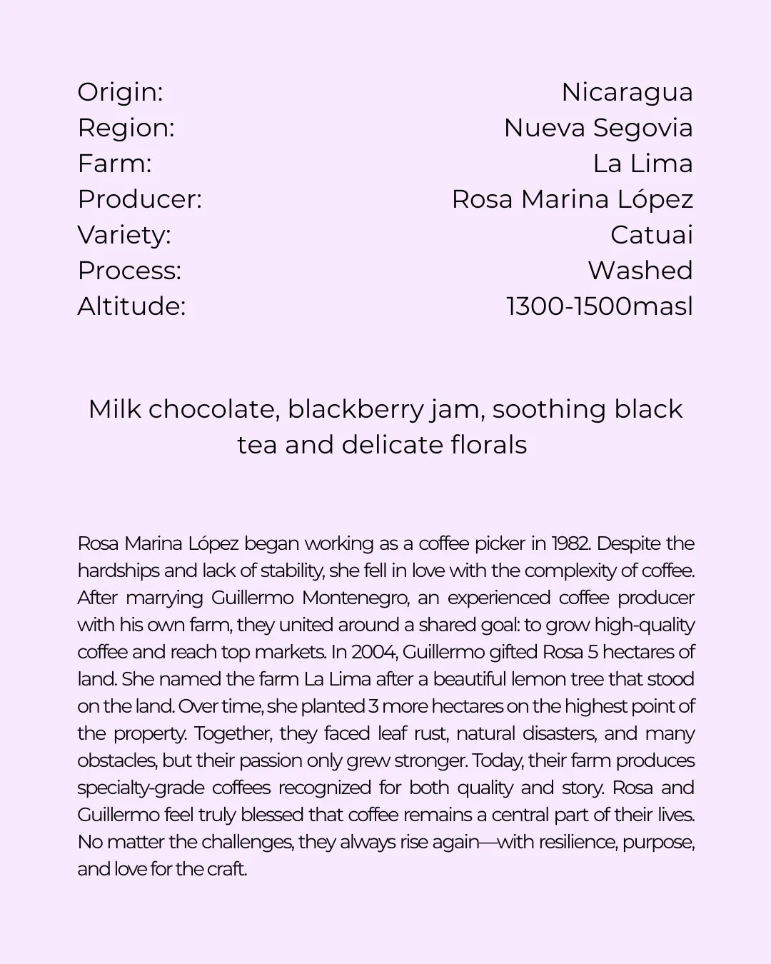 La Lima | Nicaragua | Blind Monkey Coffee | Filter 250g