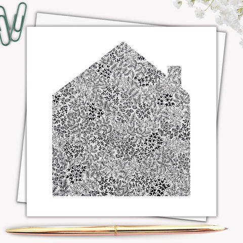 New Home Flowers - Square card