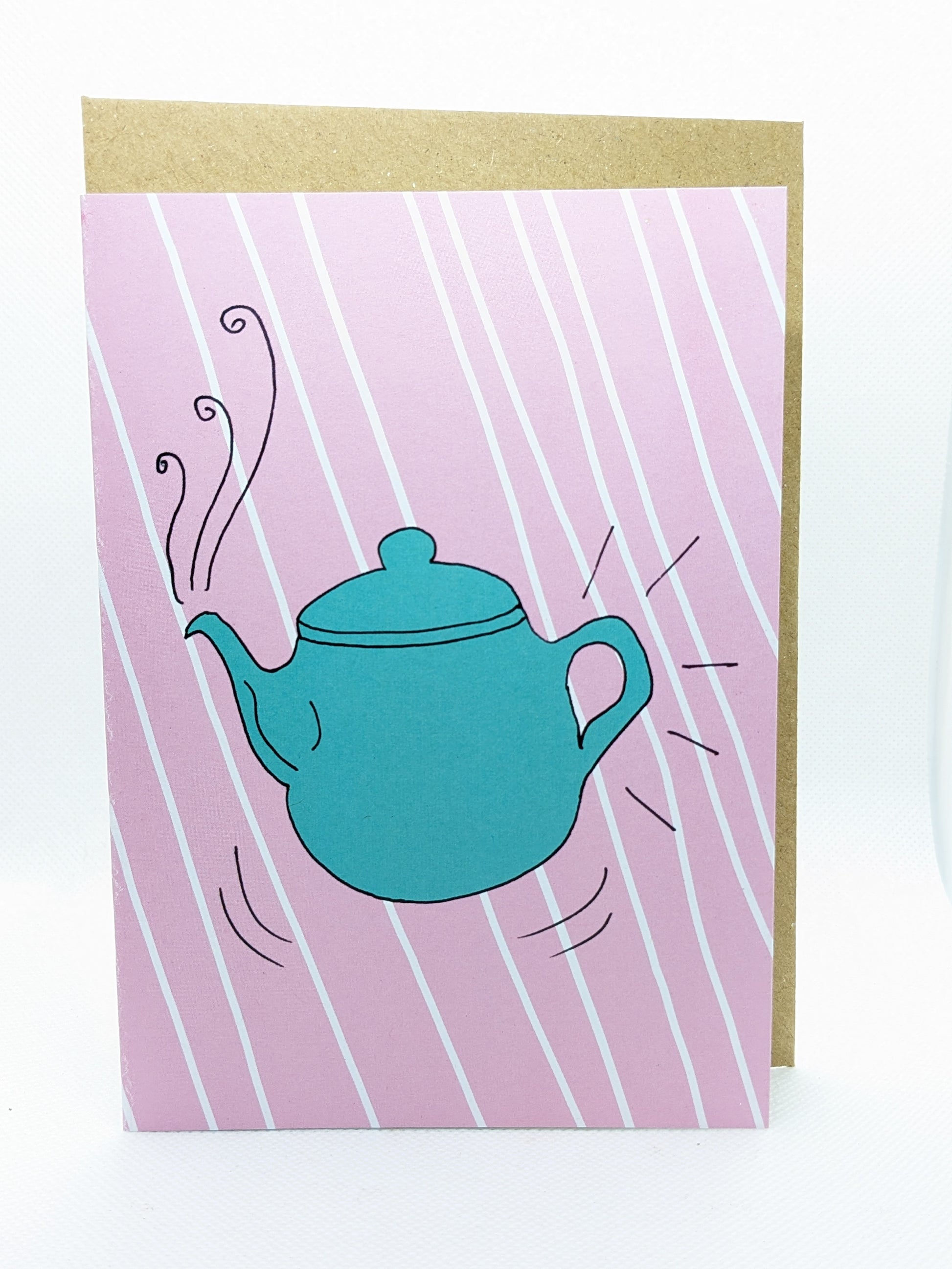 Teapot Greeting Card