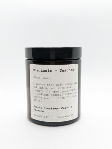 MÚINTEOIR – TEACHER Candle - Himalayan Cedar & Jasmine