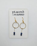 Lapis Lazuli- Danglies - Gold Plated