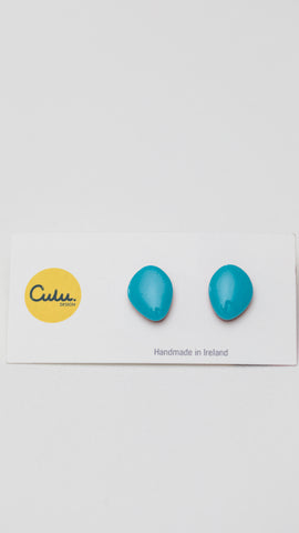 Pebble Studs - Robins Egg