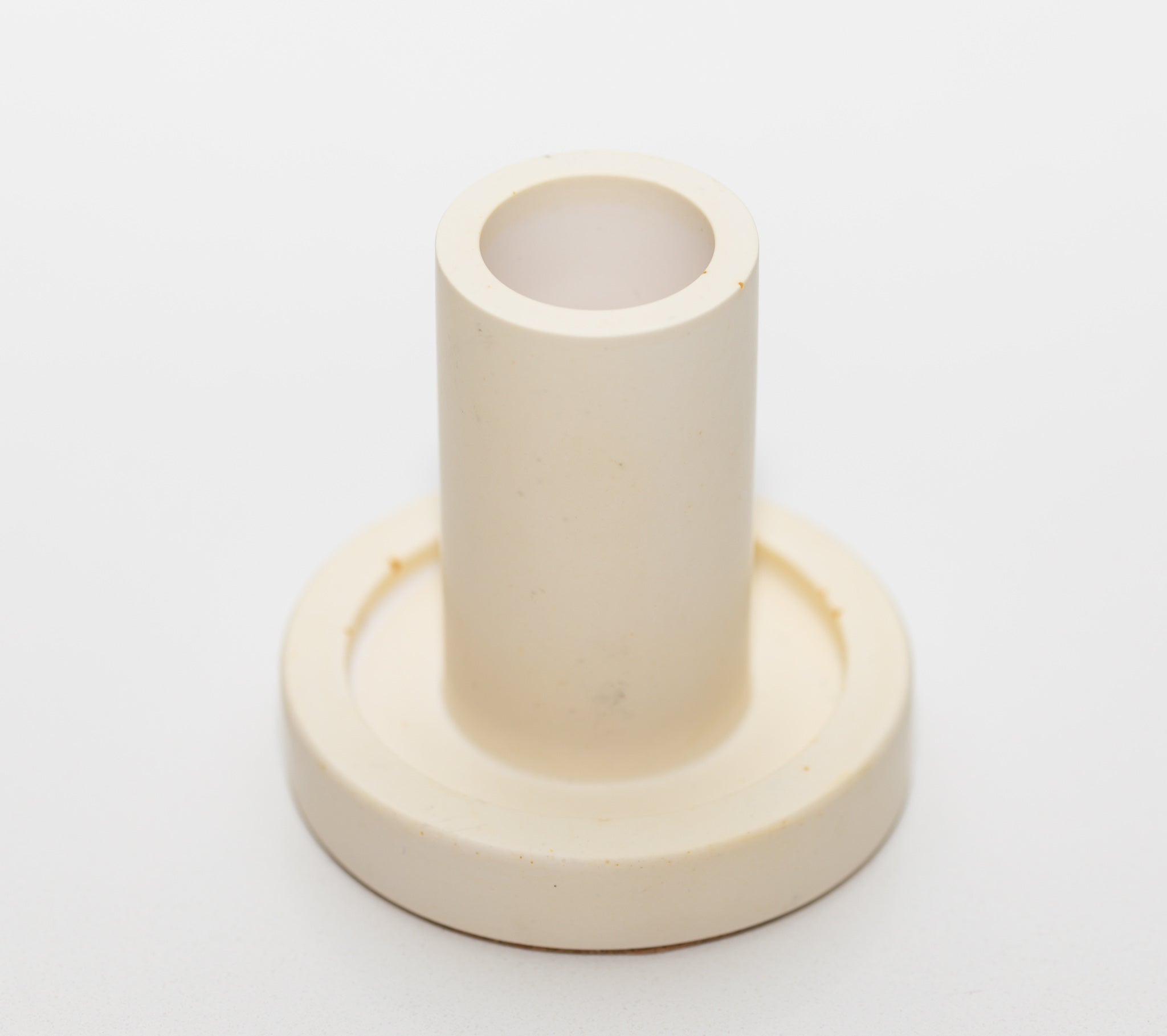 Terrazo Candleholder - Tall - Plain white