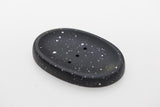 Terrazo Soap Dish - Black with white specks