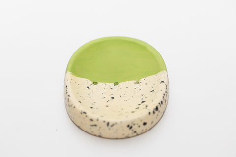 Combined Terrazo Soap Dish - Green