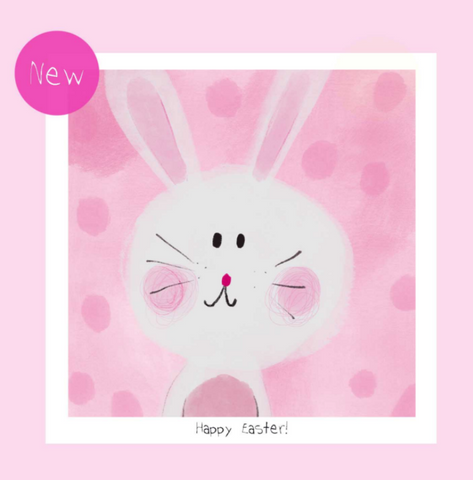 Happy Easter - Pink Bunny
